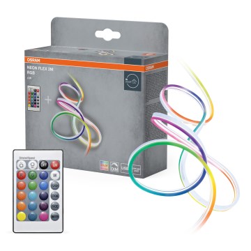 Osram - LED RGBW regulējama lente NEON FLEX 2m LED/4W/5V + tālvadības pults