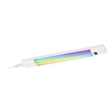 Osram - LED RGBW regulējams gaismeklis zem skapja ar kustības sensoru LINEAR EDGE LED/4W/230V 30 cm balts + tālvadības pults