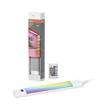 Osram - LED RGBW regulējams gaismeklis zem skapja ar kustības sensoru LINEAR EDGE LED/4W/230V 30 cm balts + tālvadības pults