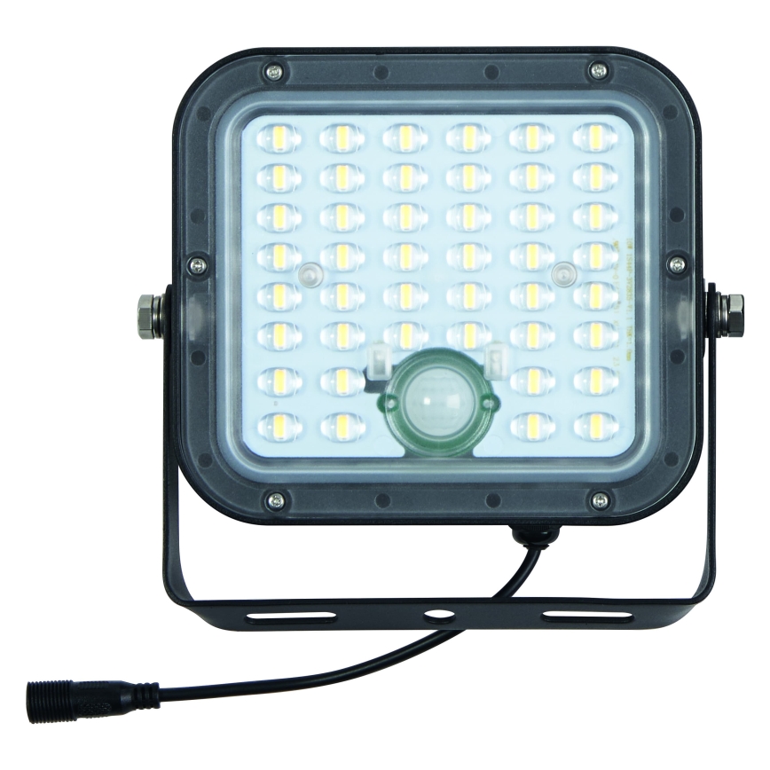 Osram - LED regulējams saules prožektors ar sensoru ENDURA LED/10W/4,2V 4000K IP65 melns + tālvadības pults