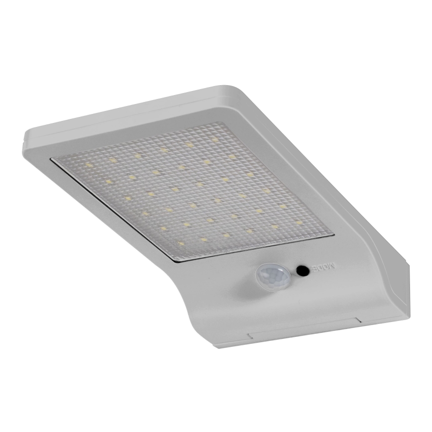 Osram - LED saules sienas gaismeklis ar sensoru DOORLED LED/3W/3,3V 2000 mAh IP44 sudraba