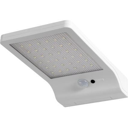 Osram - LED saules enerģijas sienas gaismeklis ar sensoru DOORLED LED/3W/3,3V 2000 mAh IP44 balts