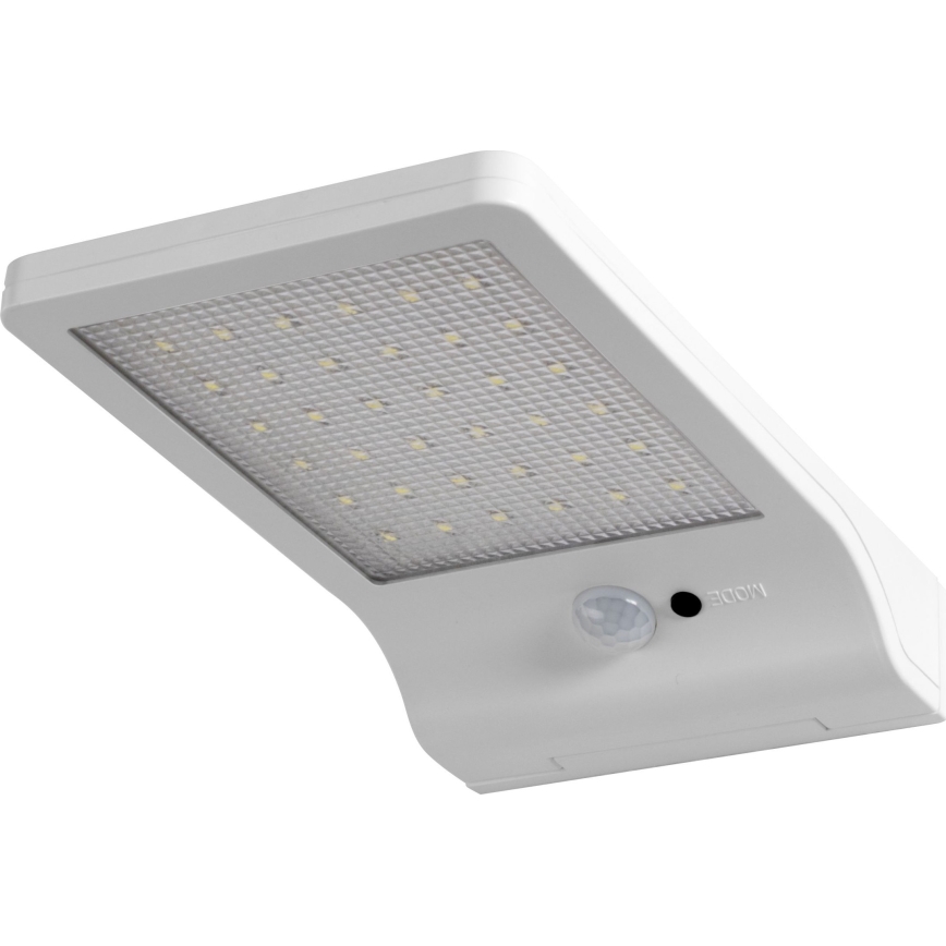 Osram - LED saules enerģijas sienas gaismeklis ar sensoru DOORLED LED/3W/3,3V 2000 mAh IP44 balts