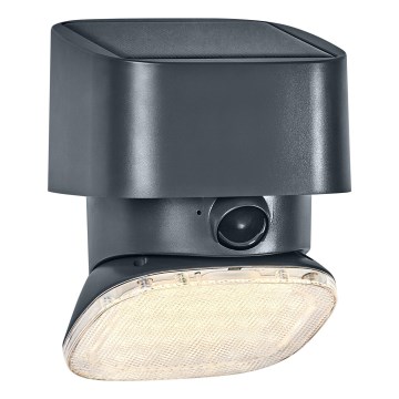 Osram - LED saules sienas gaismeklis ar sensoru ENDURA STYLE LED/10,3W/4,2V 2000 mAh IP54 antracīts