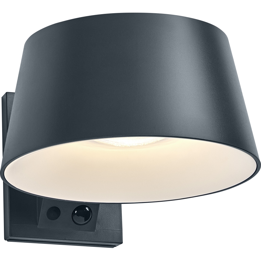Osram - LED saules sienas gaismeklis ar sensoru ENDURA STYLE LED/10,1W/4,2V 2000 mAh IP54 antracīts