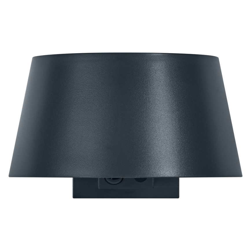 Osram - LED saules sienas gaismeklis ar sensoru ENDURA STYLE LED/10,1W/4,2V 2000 mAh IP54 antracīts