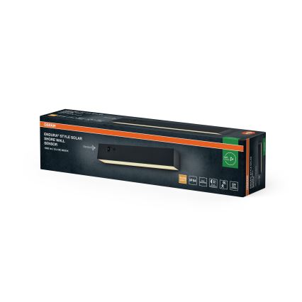 Osram - LED saules sienas gaismeklis ar sensoru ENDURA STYLE LED/12,4W/4,2V 2000 mAh IP54 antracīts