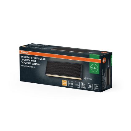 Osram - LED regulējams saules sienas gaismeklis ENDURA STYLE LED/7,1W/4,2V 2000 mAh IP44 antracīts