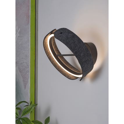 Osram - LED sienas gaismeklis DECOR CURVE LED/20W/230V pelēks