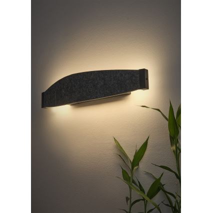 Osram - LED sienas gaismeklis DECOR FLAT LED/13W/230V pelēks