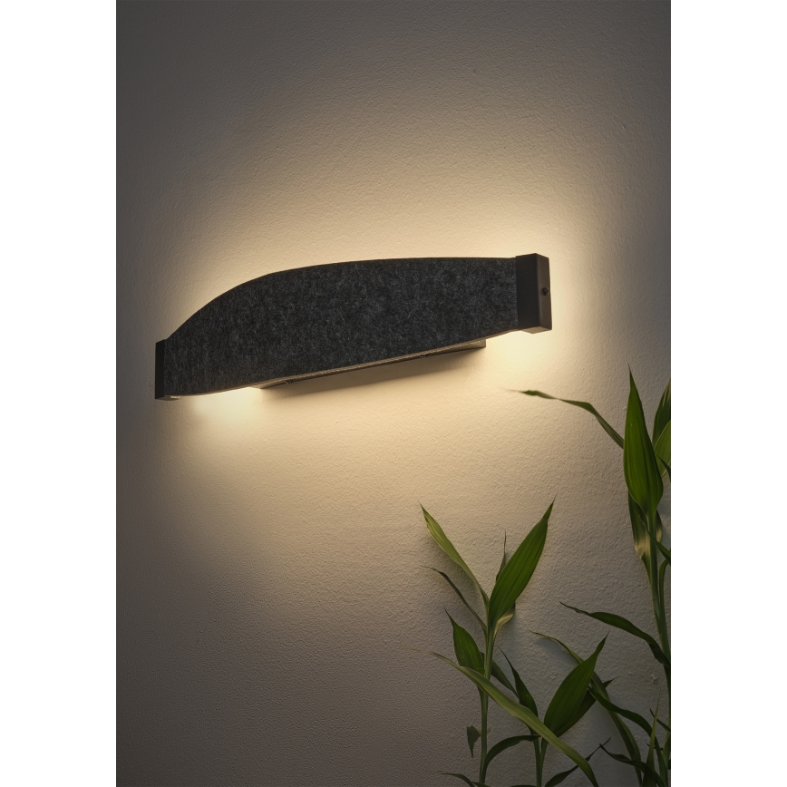 Osram - LED sienas gaismeklis DECOR FLAT LED/13W/230V pelēks