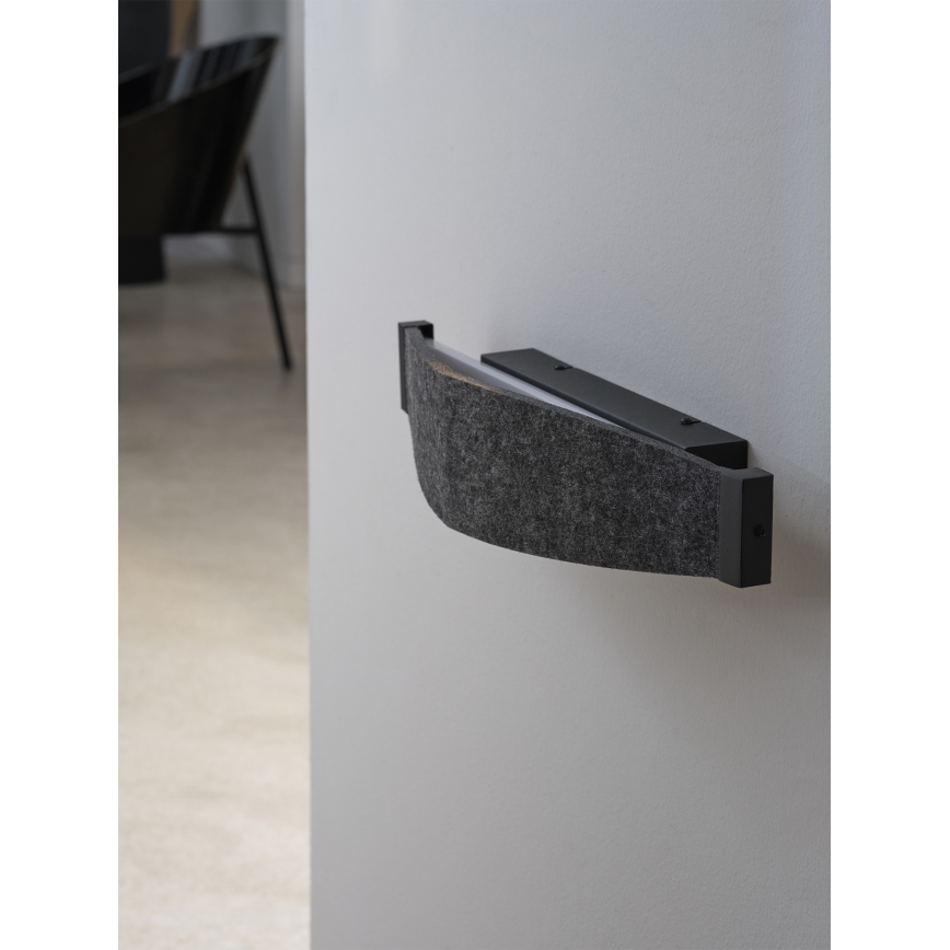 Osram - LED sienas gaismeklis DECOR FLAT LED/13W/230V pelēks
