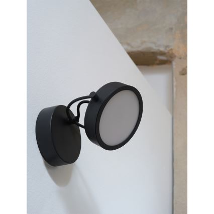 Osram - LED sienas gaismeklis DECOR PUCK LED/11W/230V melns