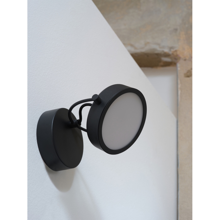 Osram - LED sienas gaismeklis DECOR PUCK LED/11W/230V melns