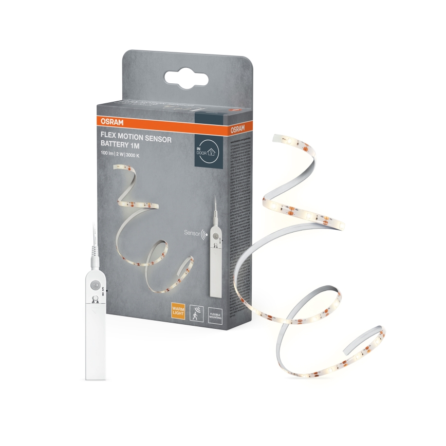 Osram - LED sloksne ar kustības sensoru FLEX 1m LED/2W/4xAA