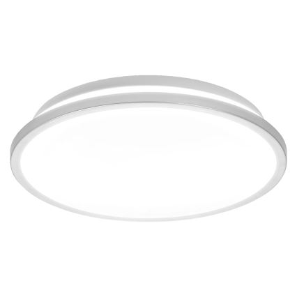 Osram - LED vannas istabas griestu gaismeklis DISC LED/18W/230V 3000/4000K Ø 30 cm IP44 sudraba