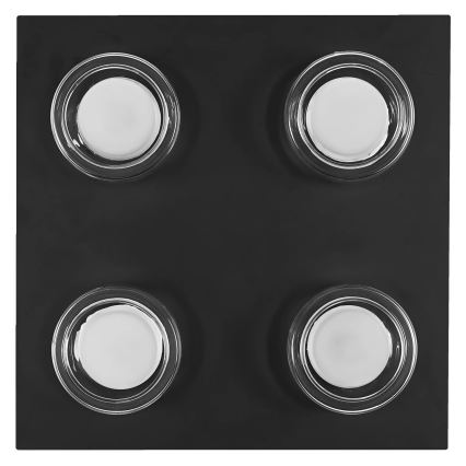 Osram - LED vannas istabas griestu gaismeklis ORBIS FLAME 4xLED/5,5W/230V 3000/4000K IP44 melna