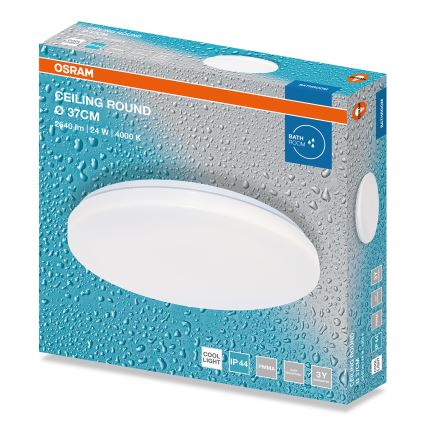Osram - LED vannas istabas griestu gaismeklis CEILING ROUND LED/24W/230V 4000K Ø 37 cm IP44 balts