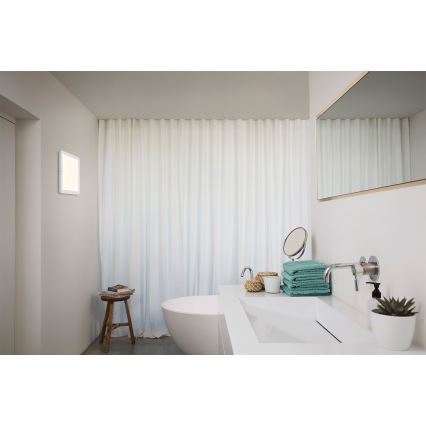 Osram - Vannas istabas LED griestu gaismeklis ORBIS DISC LED/22W/230V 3000/4000K 30x30 cm IP44 balta