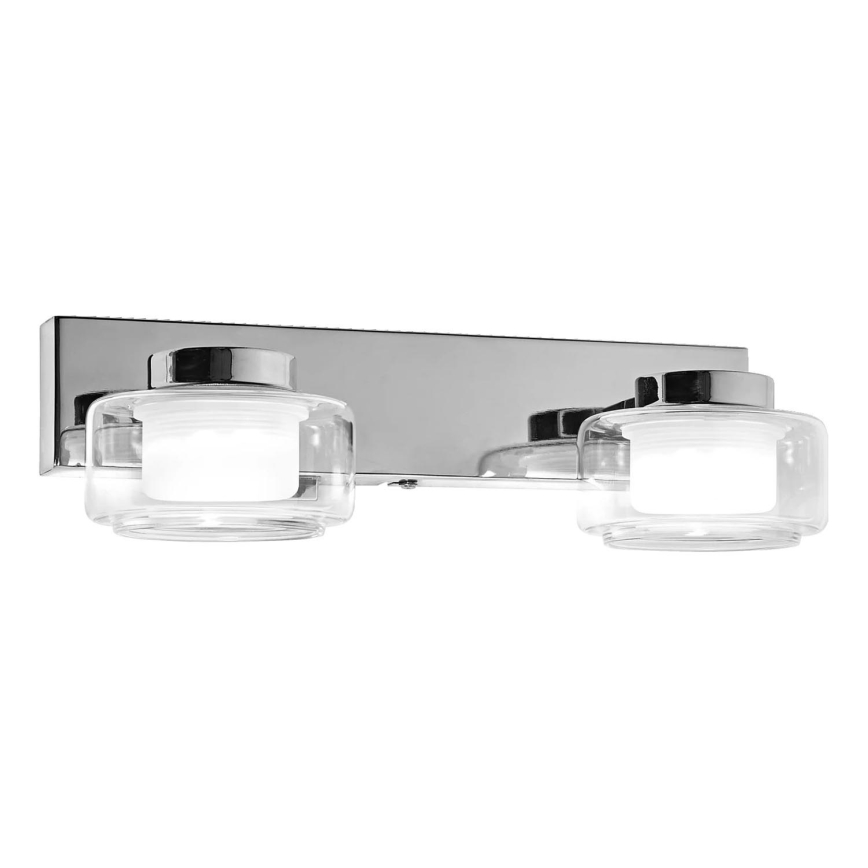 Osram - LED vannas istabas sienas gaismeklis ORBIS FLAME 2xLED/5,5W/230V 3000/4000K IP44 spīdīgs hroms