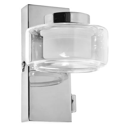 Osram - LED vannas istabas sienas gaismeklis ORBIS FLAME LED/5,5W/230V 3000/4000K IP44 spīdīgs hroms