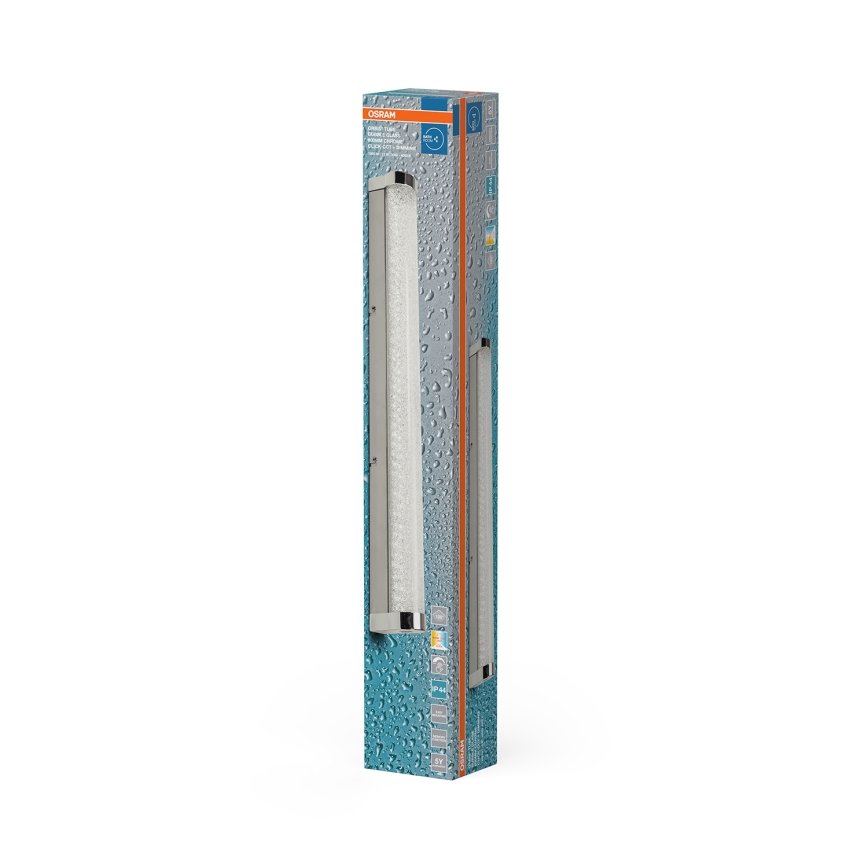 Osram - ORBIS TUBE LED, aptumšojams vannas istabas spoguļa apgaismojums, 12W/230V, 3000/4000K, 60 cm, IP44, matēts hroms