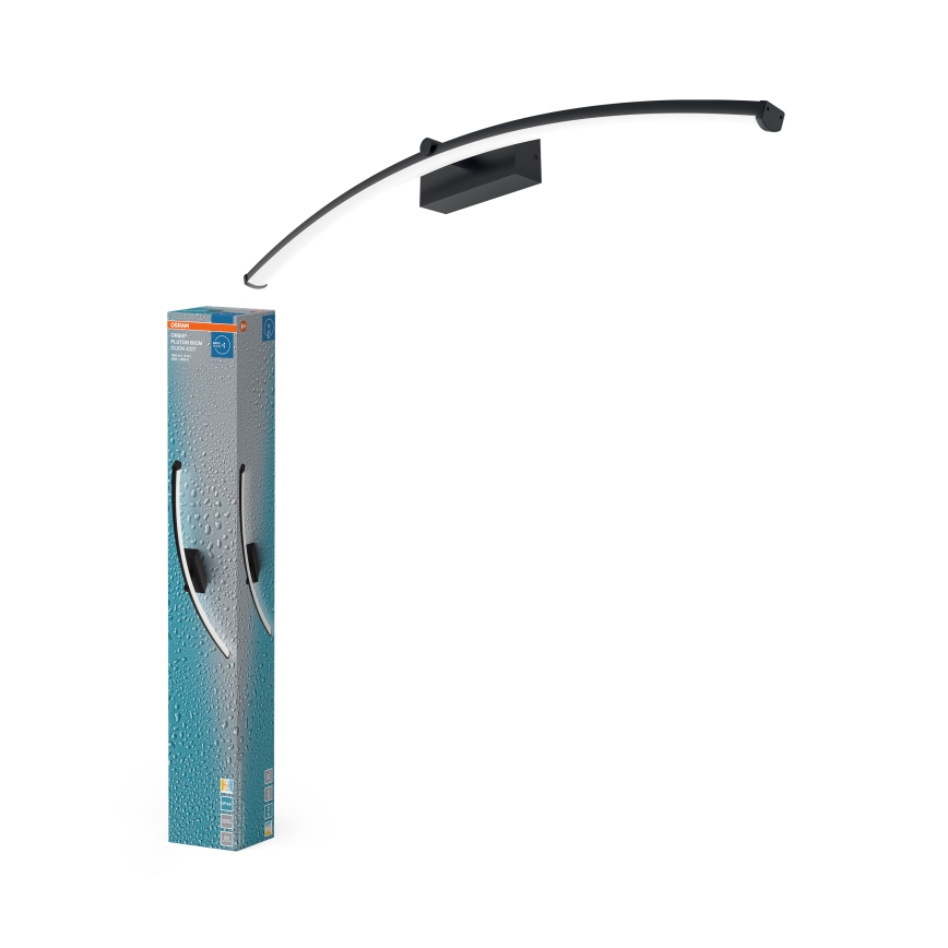 Osram - LED vannas istabas spoguļa apgaismojums PLUTON LED/15W/230V 3000/4000K 80 cm IP44 melna