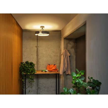 Osram - LED virsmas griestu lampa DECOR CURVE LED/33W/230V diametrs 43 cm antracīts