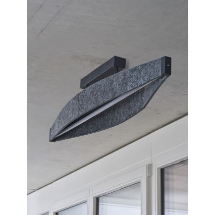 Osram - LED virsmontējamā griestu lampa DECOR FLAT LED/23W/230V pelēka