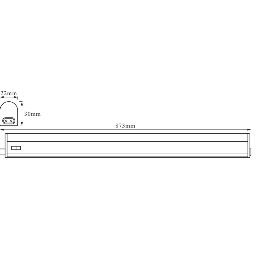 Osram - LED Virtuves zem skapīša lampa BATTEN LED/10W/230V