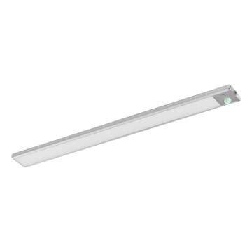 Osram - LED zem skapja gaismeklis ar kustības un krēslas sensoru LINEAR LED/3,2W/3,7V 500 mAh 3000/4000/6500K 40 cm pelēks