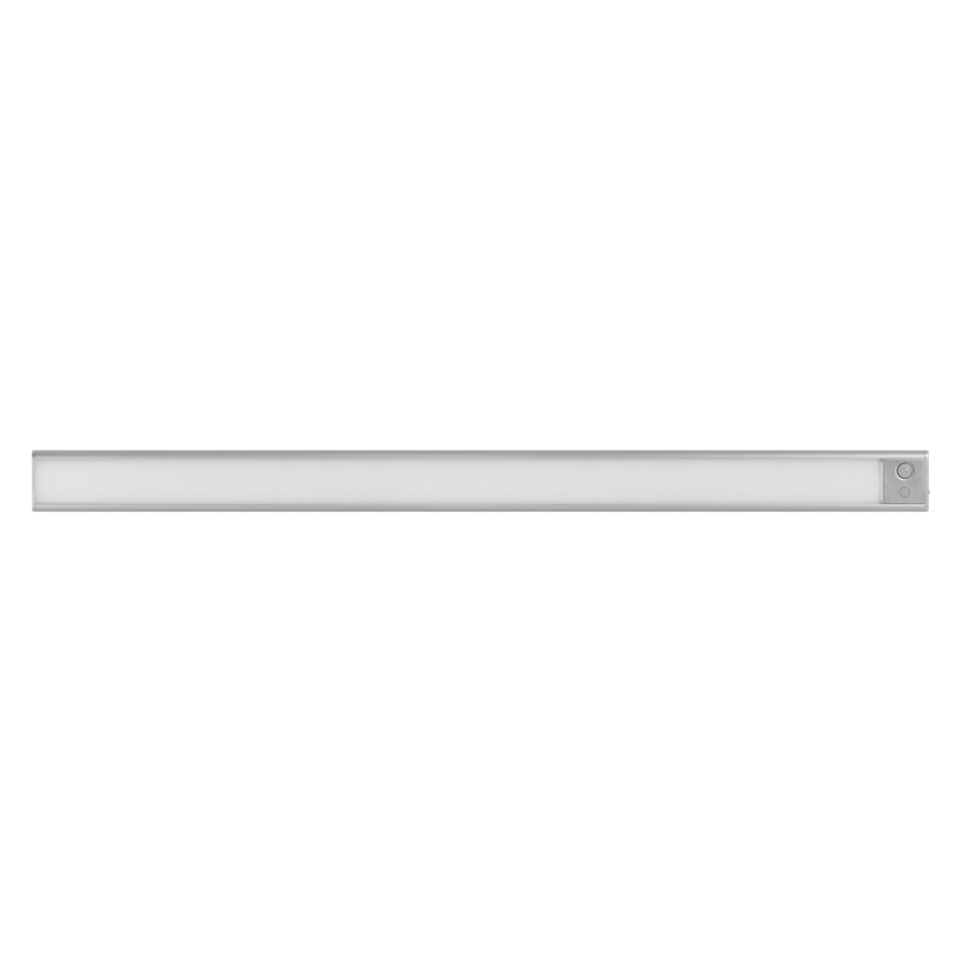 Osram - LED gaismeklis zem skapja ar kustības un krēslas sensoru LINEAR LED/4W/3,7V 1500 mAh 3000/4000/6500K 60 cm pelēks