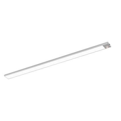 Osram - LED gaismeklis zem skapja ar kustības un krēslas sensoru LINEAR LED/4W/3,7V 1500 mAh 3000/4000/6500K 60 cm pelēks