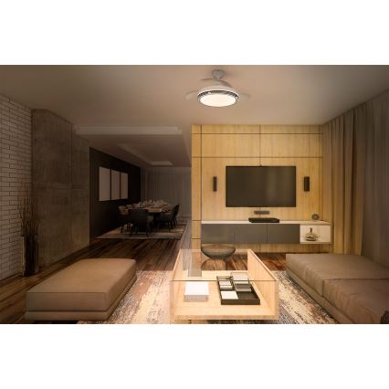 Osram - LED dimmējama griestu lampa ar ventilatoru LEVECHE LED/36W/230V 3000/4000/6500K + tālvadības pults