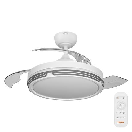 Osram - LED dimmējama griestu lampa ar ventilatoru LEVECHE LED/36W/230V 3000/4000/6500K + tālvadības pults