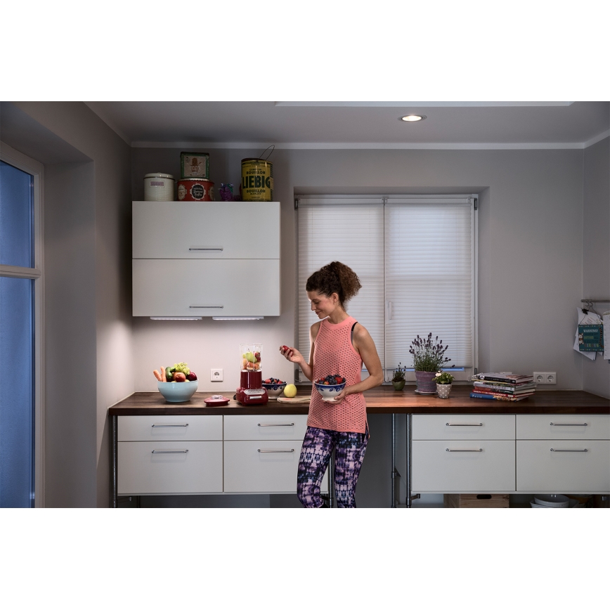 Osram - LINEAR LED zem skapja gaismeklis, 10 W, 230 V, 3000 K, 55,7 cm, sudraba