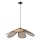 Osram - Pakaramā lustra ar vadu DECOR RATTAN 1xE27/15W/230V Ø 69 cm bēša/melna