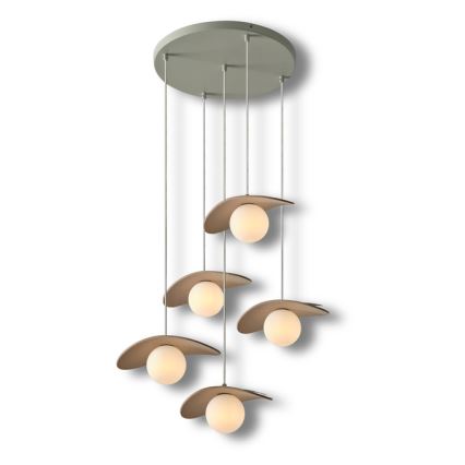 Osram - Pakaramā lustra uz kabeļa DECOR PEARL 5xG9/5W/230V bēša