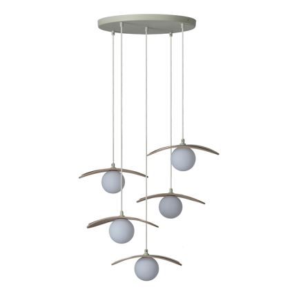 Osram - Pakaramā lustra uz kabeļa DECOR PEARL 5xG9/5W/230V bēša