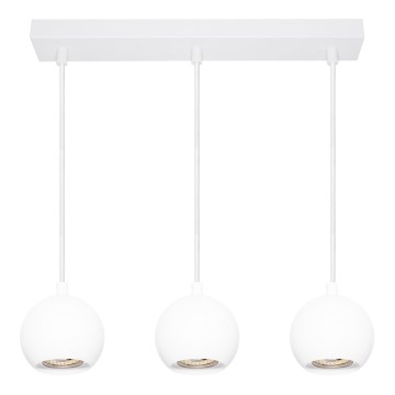 Osram - Pakaramā lustra uz kabeļa SPOT SPHERAL 3xGU10/6W/230V balta