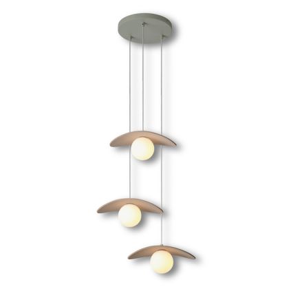 Osram - Pakaramais lustrs ar vadu DECOR PEARL 3xG9/5W/230V bēšs