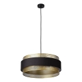 Osram - Pakarams gaismeklis uz kabeļa DECOR HORNET 3xE27/10W/230V Ø 50 cm melna/zelta
