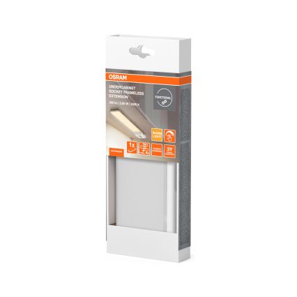 Osram - Paplašinājuma komplekts LED apgaismojumam zem skapjiem UNDERCABINET LED/3,85W/36V 3000K 8,1x17,9 cm balts