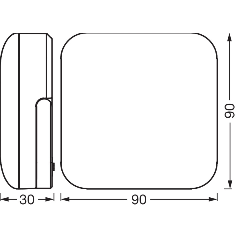 Osram - pārnēsājams LED saules gaismeklis NIGHTLUX LED/2W/5V IP54, pelēks