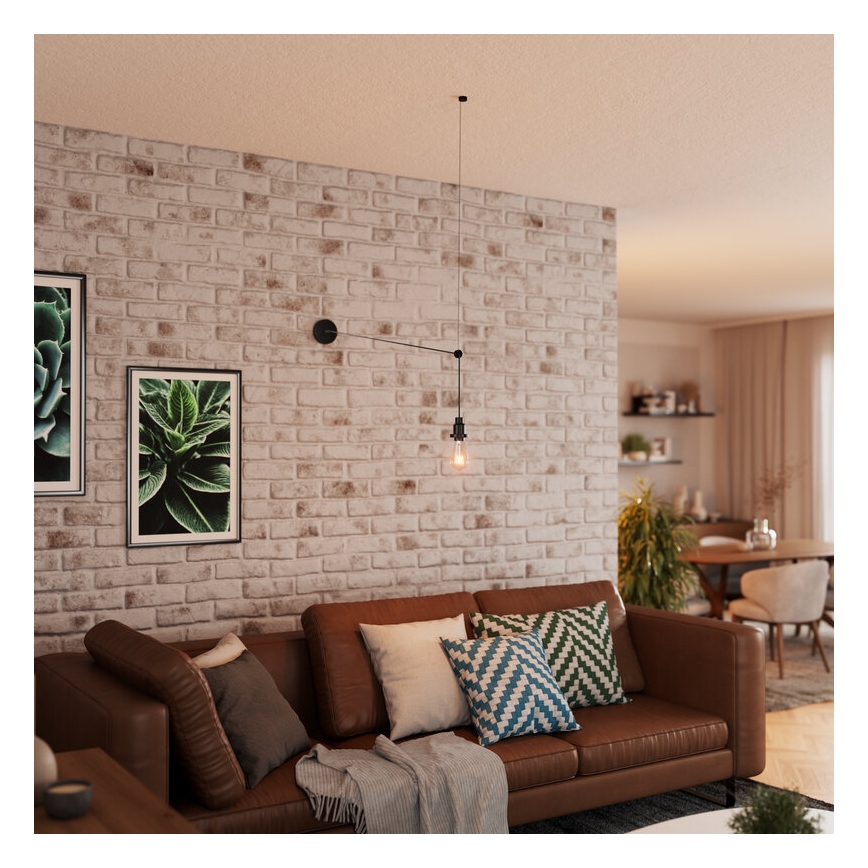 Osram - PENDULUM barošanas kabelis 1xE27/40W/230V melns