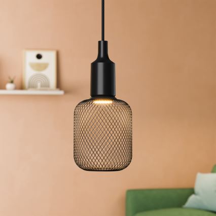 Osram - PENDULUM BELL strāvas kabelis 1xE27/15W/230V melns