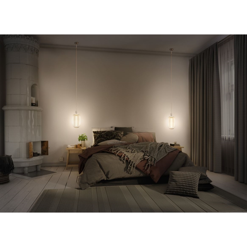 Osram - PENDULUM NEEDLE strāvas kabelis 1xE27/15W/230V bēšs