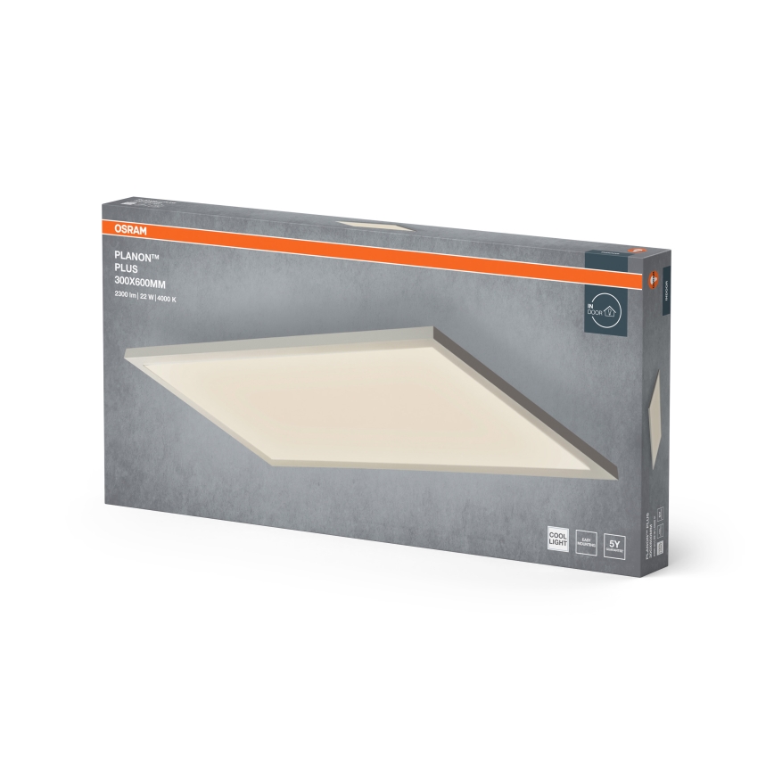 Osram - PLANON virsmas montāžas LED panelis LED/22W/230V 4000K 30x60 cm balts