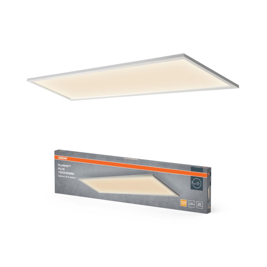 Osram - PLANON virsmas uzstādāms LED panelis LED/40W/230V 3000K 30x120 cm balts