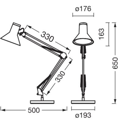 Osram - Regulējama LED galda lampa OFFICE LINE LED/9W/230V 3000K melna
